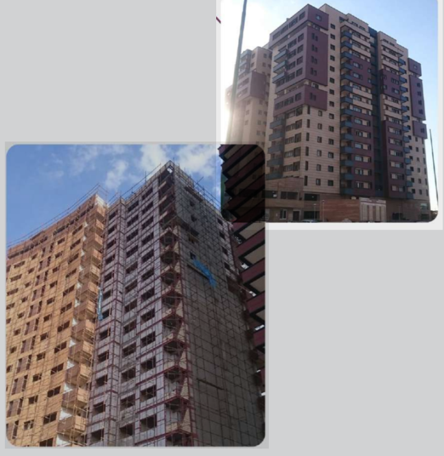 طراحی ساختمان 19 طبقه شهید کشوری اصفهان