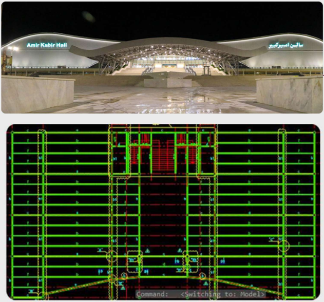 ارزیابی سازه قسمت رجیستری و انبارهای نمایشگاه بین المللی اصفهان