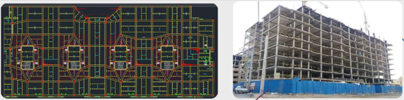 طراحی برج 14 طبقه بهین