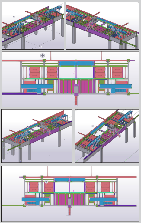 طراحی پلتفورم های ریخته گری شماره 1 و 4 فولاد مبارکه