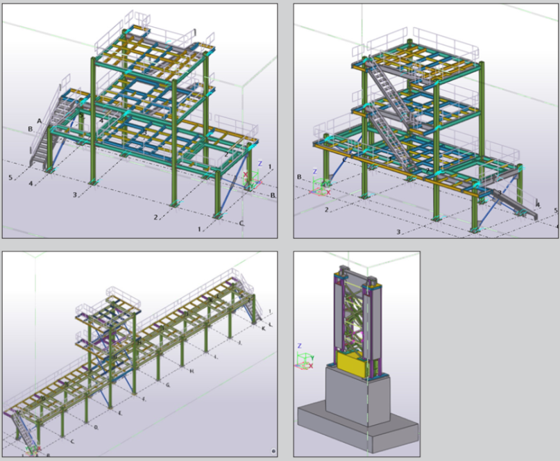 طراحی پلتفورم های کارخانه ابهر لوبریکنت