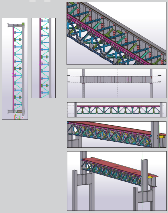 طراحی تیرهای محورهای R و S جرثقیل های نورد سرد فولاد مبارکه
