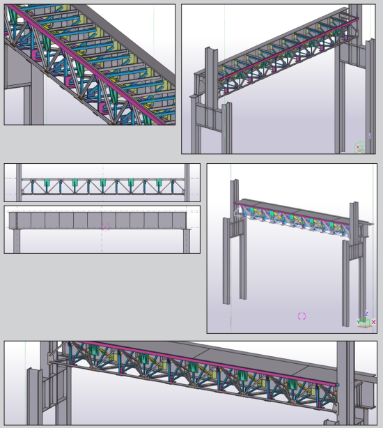 بهسازی تیرهای محورهای R و S جرثقیل های نورد سرد فولاد مبارکه