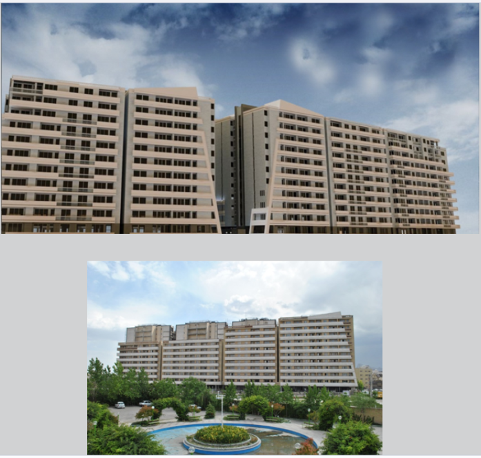 طراحی ساختمان 13 طبقه فدک