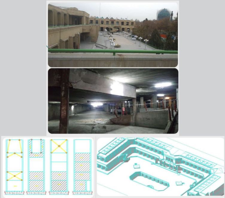 مقاومسازی سازه فولادی مجتمع هتل پلازا