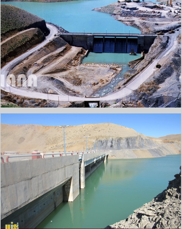 طراحی پل فولادی با دهانه 17 متر روی سد چشمه لنگان